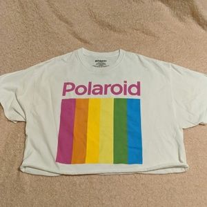 Polaroid crop top